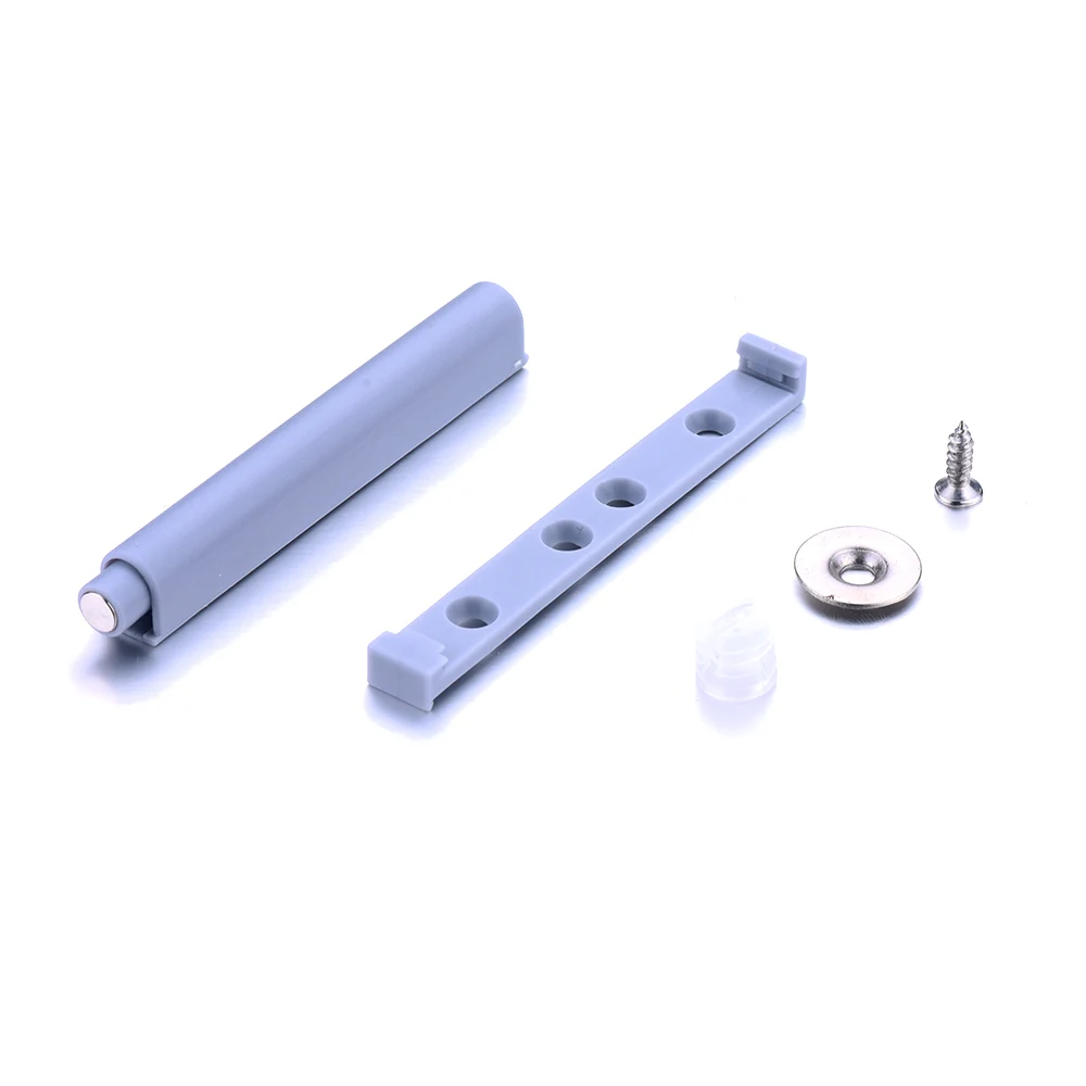 

6x Push To Open System Cabinet Damper Buffer For Cabinet Plastic Door Hinge Drawer With Magnetic Tip