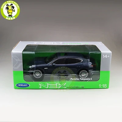 1/18 Welly Panamera S литая металлическая Модель автомобиля игрушки детские подарки для мальчиков девочек - Цвет: Gray