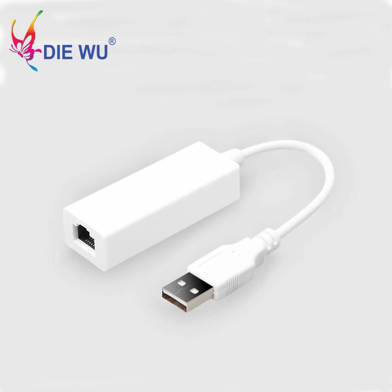 USB to RJ45 LAN Card Ethernet Adapter Realtek 8152 Chipset USB2.0 to 10//100Mbps Network Adapter for Windows 10//8//7//XP