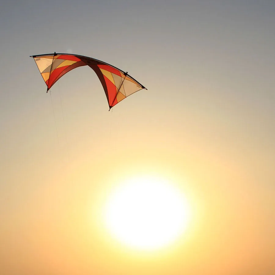 

7.5ft Quad Line Stunt Kite Sport Stunt Kite With RTF Set Flying Line and 2Pcs Control Handles Free Shipping