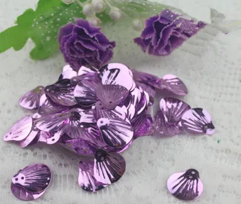 

A5 Sewing supplies Silver 14MM shell sequins pearl shell fish scales sector sequins suitable for clothing DIY materials