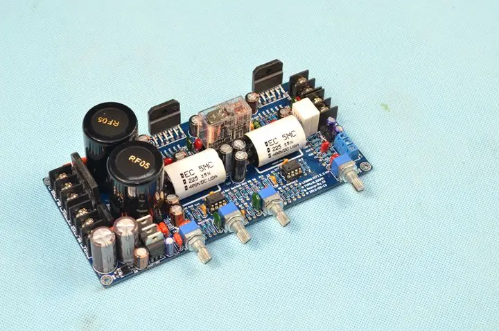 

NE5532 LM3886 2-channel 68W with protection circuit tone preamp integrated HiFi stereo power amplifier board