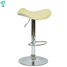94906 Barneo N-15 эко-кожа кухонный бежевый стул барный стул высокий стул с мягким сиденьем на газ-лифте стул для барной стойки мебель для кухни кресло для броу бара в Казахстан по России