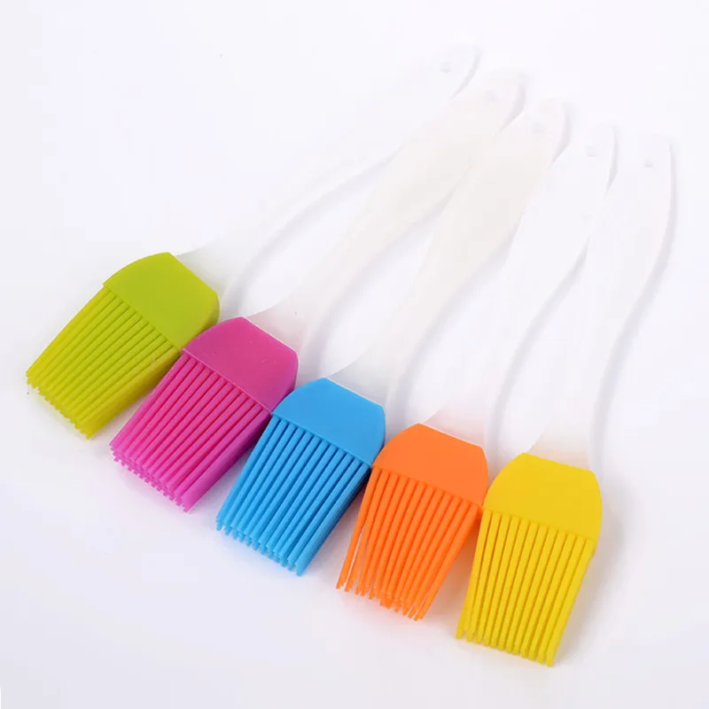 

Can withstand high temperatures Baking Bread Cake tools Pastry Oil oil brush Flexible Silicone Basting Brush for BBQ Supplies