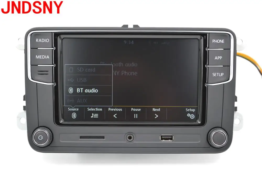 JNDSNY CarPlay Noname RCD330 RCD330G плюс CarPlay автомобиль MIB радио для VWGolf 5 6 Jetta CC Tiguan Passat B6 B7 Polo 6RD 035 187B