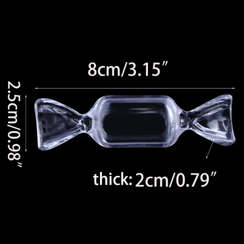 Креативная прозрачная Конфета коробки мини пластиковый шоколадный контейнер держатель с крышкой свадьба день рождения, детский душ Par