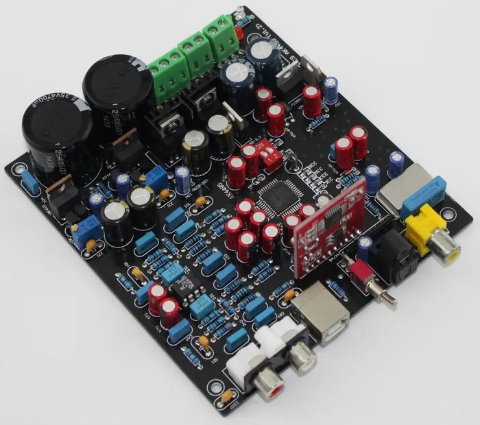

AK495SEQ WM8805 PCM2706 AD827 DAC Fiber Coaxial USB Decoder Board