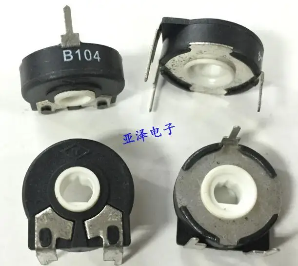 [VK] T SpaIn PT15-B100K B104 adjustable potentiometer horizontal elliptical hole rotating resistance switch | Обустройство дома