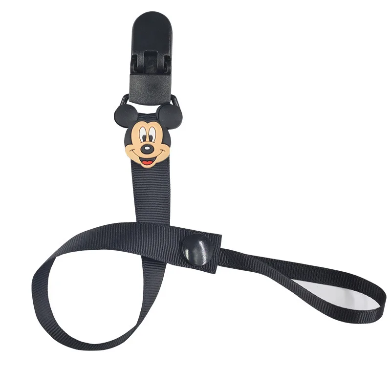 1 piece Baby Pacifier Clip Chain Silicone Famous Cartoon Pacifier Ribbon Chain Newborn Infant Teether Holder Chain 35cm