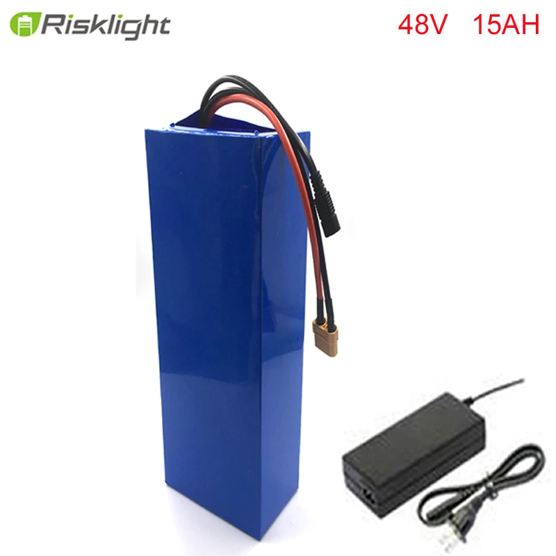 

Rechargeable lithium ion battery 48V 15Ah ebike Li-ion battery for 48V 750W 500w bbs02 bafang 8fun motor