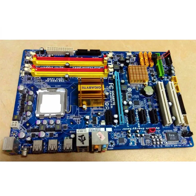 

For Gigabyte GA-EP43-S3L Original Used Desktop Motherboard EP43-S3L P43 Socket LGA 775 DDR2 ATX On Sale