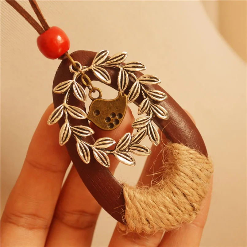 

Girls Vintage Necklace Antique Bird Vine Women Sweater Chain Long Necklace Jewelry Accessories Quality Pendant Necklace Gifts