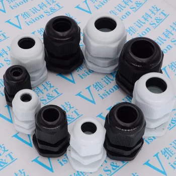 

Free shipping 10PCS PG7 PG9 PG11 PG13.5 PG16 Black Plastic Waterproof