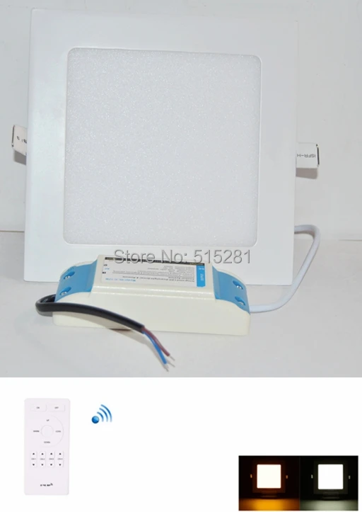 Free fedex 10pcs lot 2 4G dimmable ultrathin led downlight led ceiling light 85 265v 12w