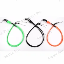 Cabo do acelerador Para Kawasaki Z1000 2007 2008 Linha de Fio de Aço Inoxidável de Borracha de Substituição Da Motocicleta Acessórios Z 1000 07 08 Verde