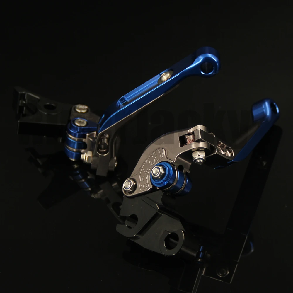 Лазерный логотип синий& Титан для Aprilia RS125 RS 125 2006-2010 2007 2008 2009 мотоцикла, настраиваемый, CNC сцепные рычаги
