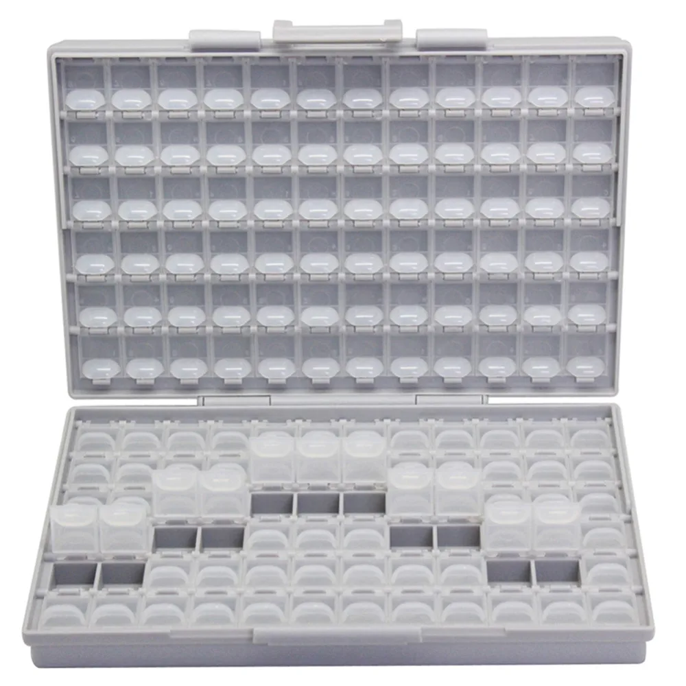 AideTek  Enclosure surface mount components assorted resistor capacitor plastics Storage transparent box Beads Storage BOXALL40 best tool backpack