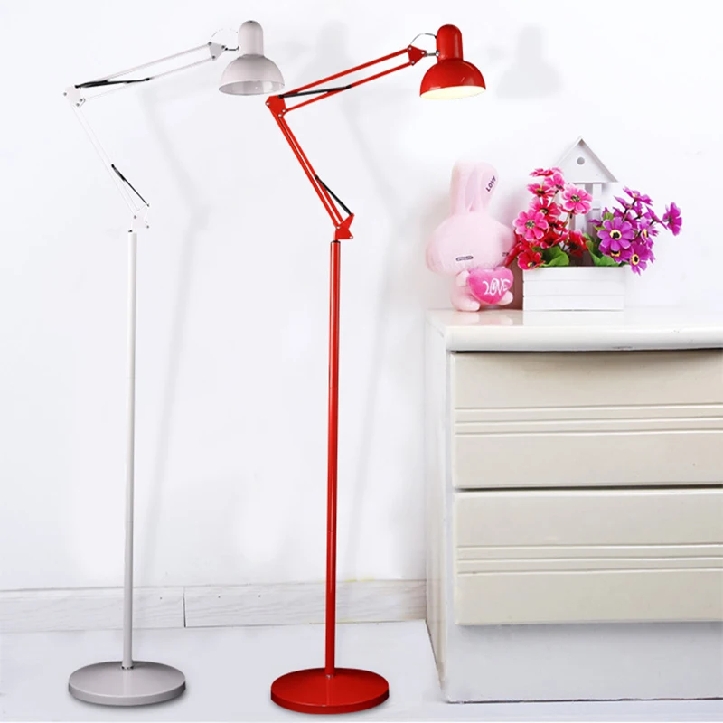 Ceny Nowoczesna skandynawska minimalistyczna kutego żelaza regulowana lampa podłogowa E27 220V światła salon sypialnia kuchnia salon study hotel