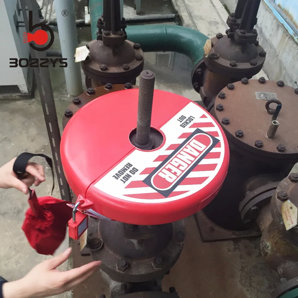 Блокировка клапана затвора BOZZYS для стержня клапана|gate valve lockout|safety lockoutlockout safety |