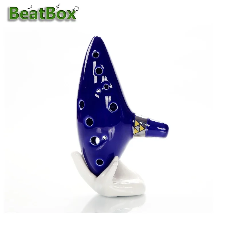 Водопроводные краны Ocarina Legend of Zelda Alto C с 12 отверстиями синие керамические Orcarina