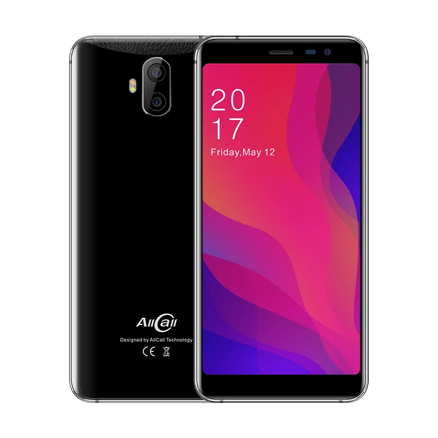 AllCall Rio X 5," 18:9 1 ГБ ОЗУ 8 Гб ПЗУ Android 8,1 MTK6580M четырехъядерный две Камеры 13 МП+ 5 Мп 2850 мАч 3G мобильный телефон