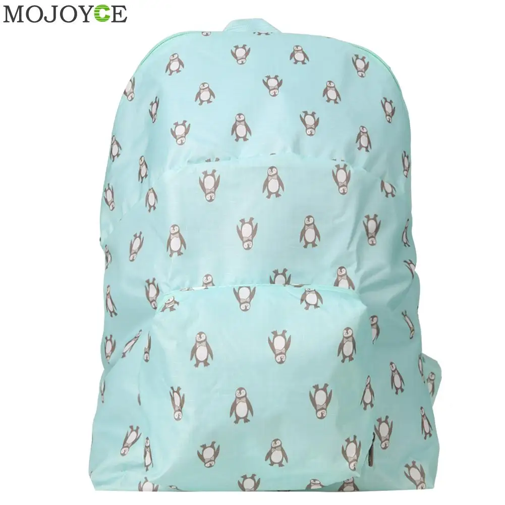 Cartoon Women Backpack Waterproof Foldable Nylon Schoolbag Travel Shoulder Bag Female Back Pack Designer Mochilas Mujer