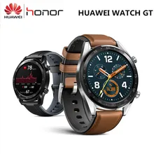 HUAWEI Wacth GT Смарт спортивные часы 1,39 дюймов AMOLED цветной экран Heartrate отчет gps плавание Бег Велоспорт сна монитор Часы