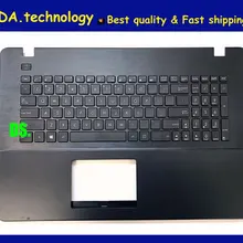 Wellendorff /org черный C чехол для ASUS X751 X751LK X751LKB X751LN X751LNB США клавиатура верхняя крышка Упор для рук topcase