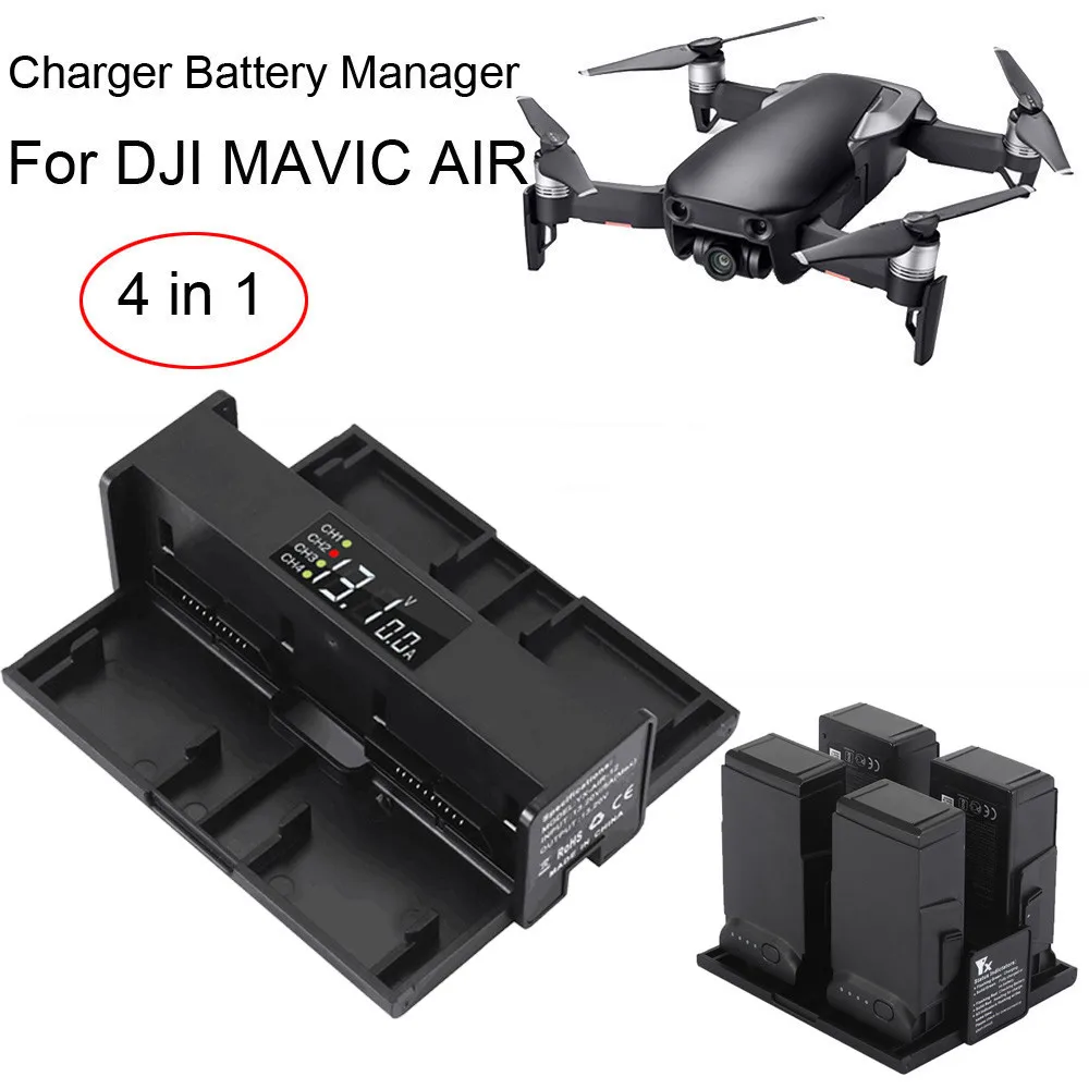 Интеллектуальное зарядное устройство для управления аккумуляторами для DJI Mavic Air Drone запчасти 15J Прямая