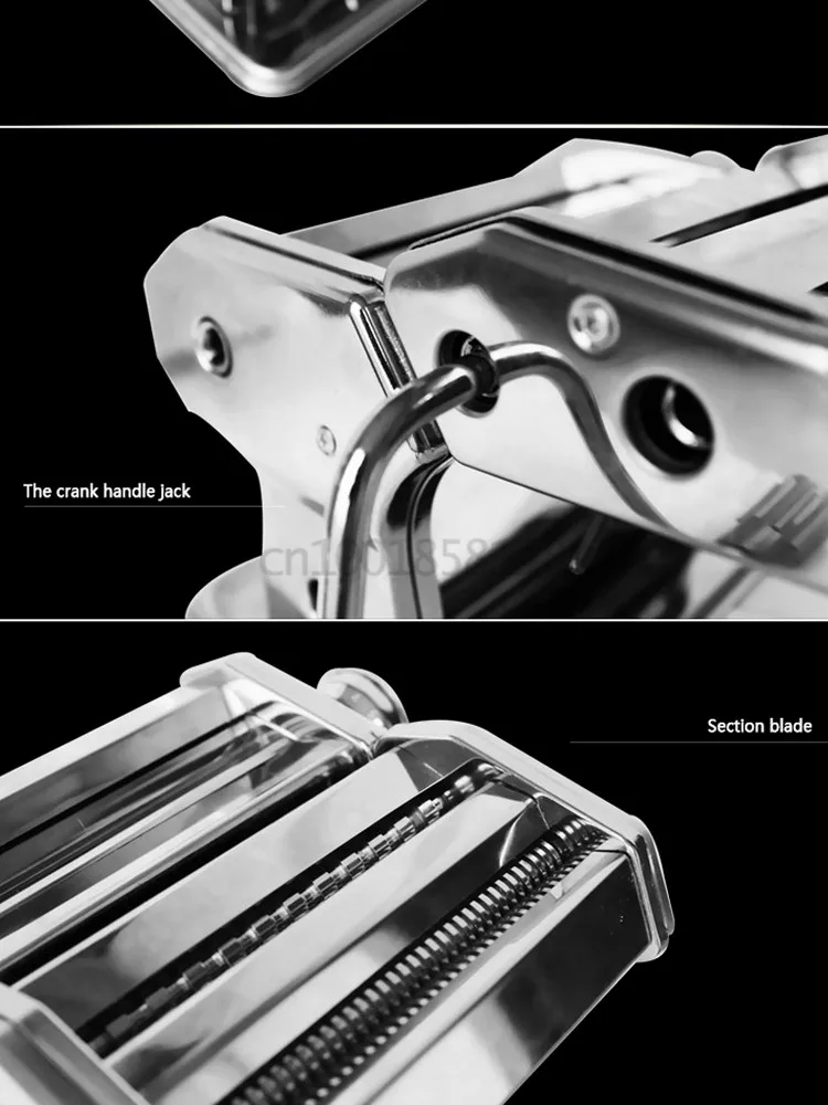 Большая многофункциональная ручная машина для лапши, бытовая разделительная машина для лапши из нержавеющей стали, ручная машина для изготовления пельменей под давлением