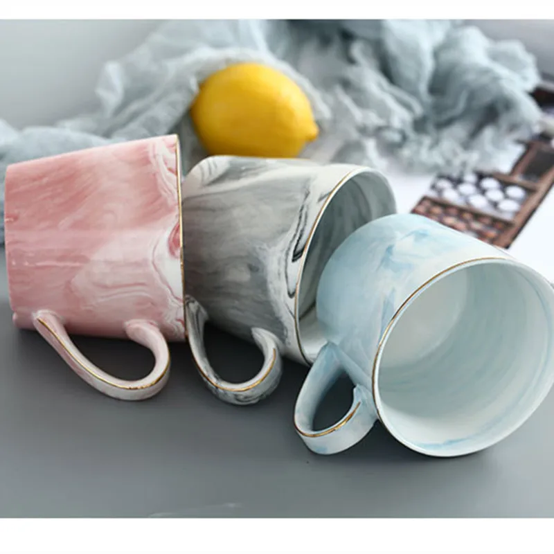 Мраморная дорога кофейные кружки простые милые керамические кофейные чашки для влюбленных чашки и кружки домашняя посуда для напитков для горячего чая с молоком подарок на день рождения для девочек