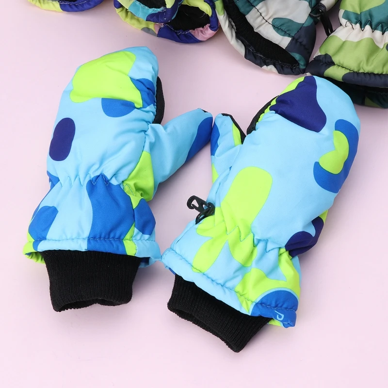 

Baby Winter Waterproof Warm Mittens Boy Girl Kids Children Outdoor Child Gloves