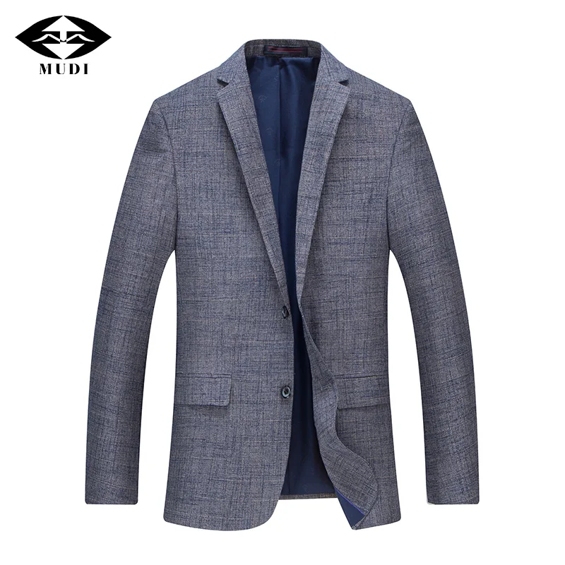 MUDI 2018 New Arrival Men Blazer Smart Casual men's suits young men