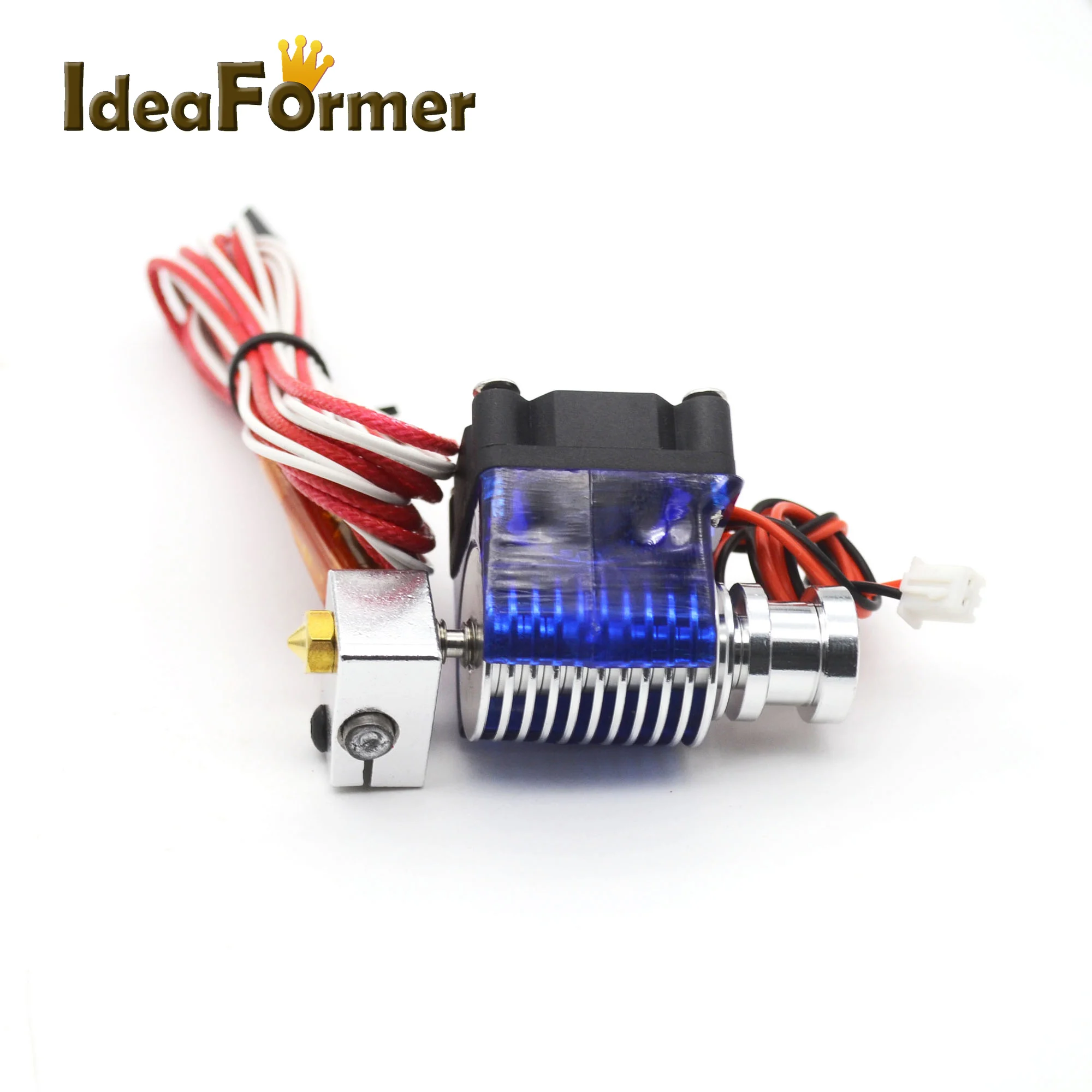 

3D Printer V6 Wade Short distance J-head Hotend 12V for 1.75mm/3.0mm Extruder with mm Nozzle &Cooling fan for RepRap All metal