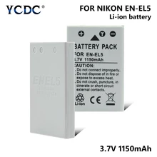 2x батареи для камеры 3,7 литий ионный аккумулятор EN-EL5 EL5 аккумуляторная батарея для NIKON Coolpix 5200 5900 7900 P80 P90 P3 P4 P500 P510 P520 P530