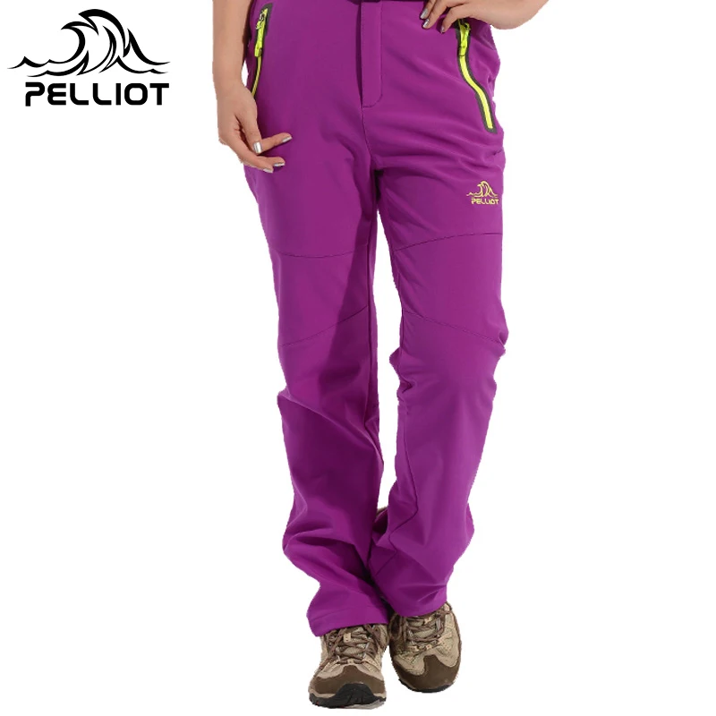 

Men And WOMEN 2018 PELLIOT Waterproof Hiking or Camping pant for Outdoor Waterproof Windproof Pant Male Breathable Soft Shell