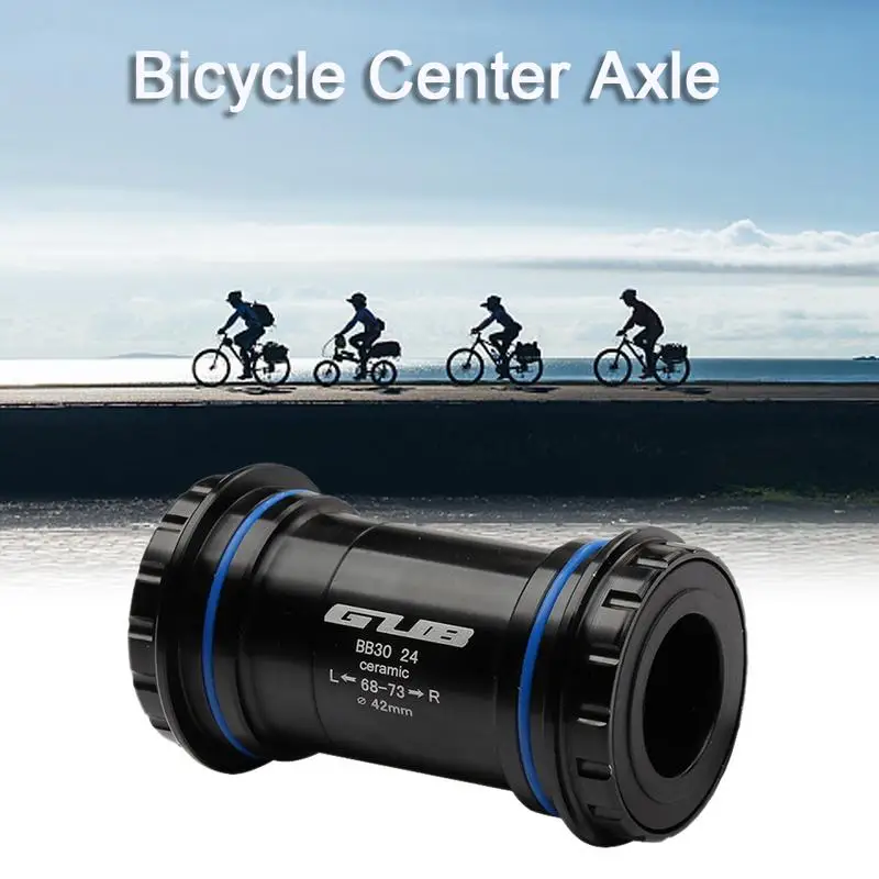 

Interlock Bottom Bracket Bicycle Center Axle Screw In Type Ceramic Central Shaft Rotating GXP Crankset