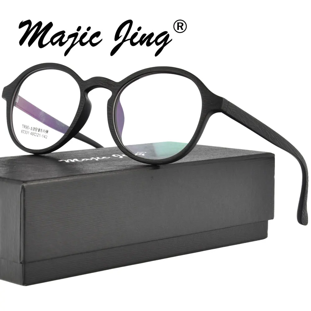 TR90 Glasses Frame men Myopia Eye Glass Prescription Eyeglasses Round women Korean RX Optical Frames Eyewear 87331 | Аксессуары для