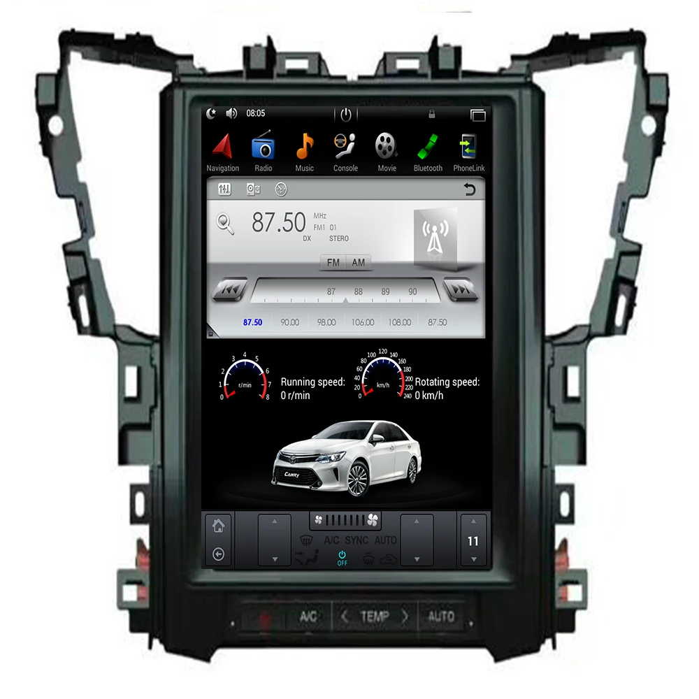 Автомобильный мультимедийный GPS Hi-Fi аудио Радио стерео для TOYOTA Alphard Vellfire AH30 2015 ~ 2018