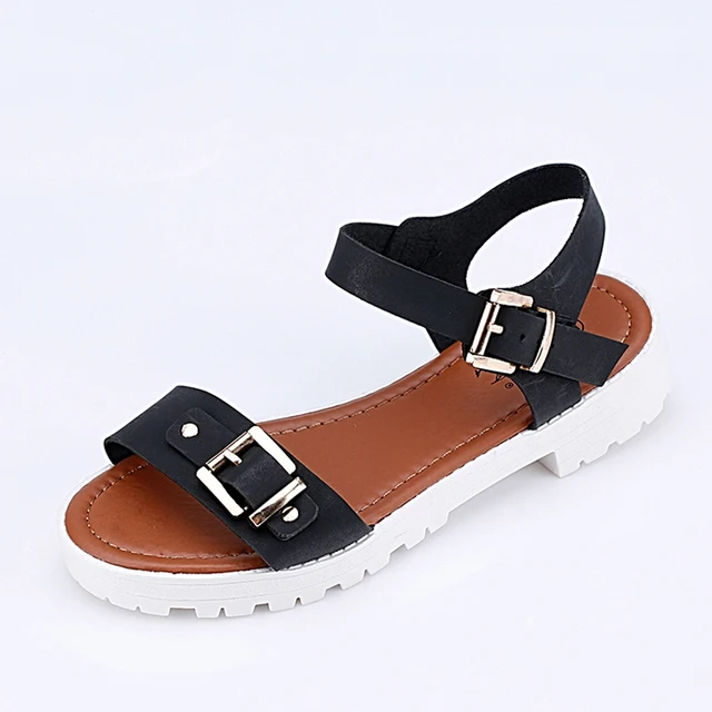 Nieuwe Vrouwen Hakken 2017 Sandalen Mode Zomer Trend Platte vmNn8w0