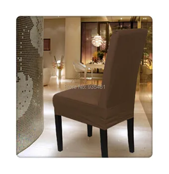 

100PCS lycra Surefit spandex Short Dining Chair Cover / coffee chair cover