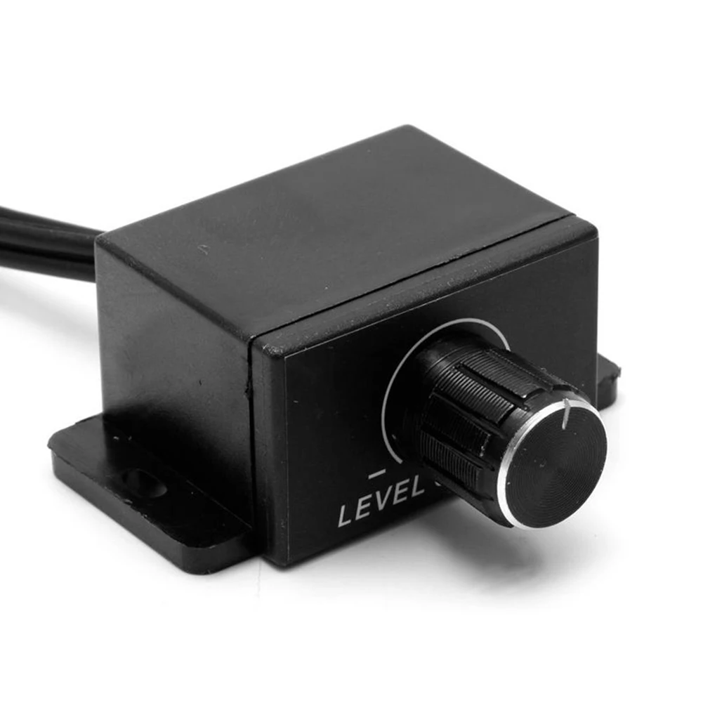 Универсальный автомобильный тире аудио усилитель бас RCA уровень дистанционного управления громкостью ручка горячая распродажа