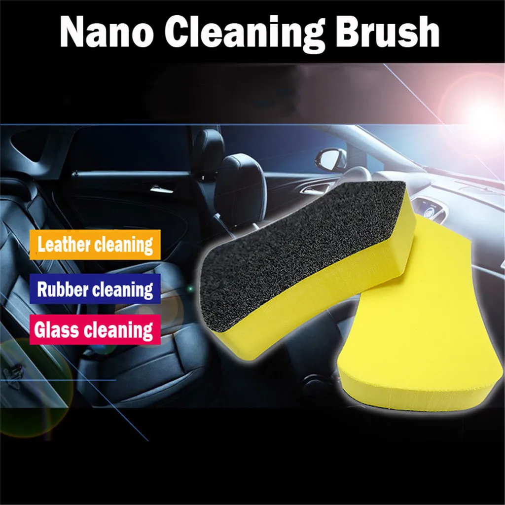 Уход за кожаным сиденьем автомобиля детализация щетка Clean Nano Автомойка