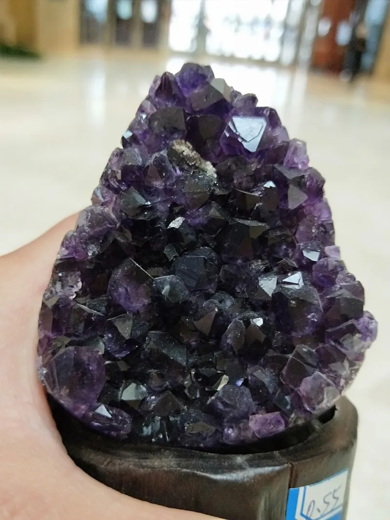 500-800 г натуральный аметист, кластер, аметист, пещера, необработанный ...