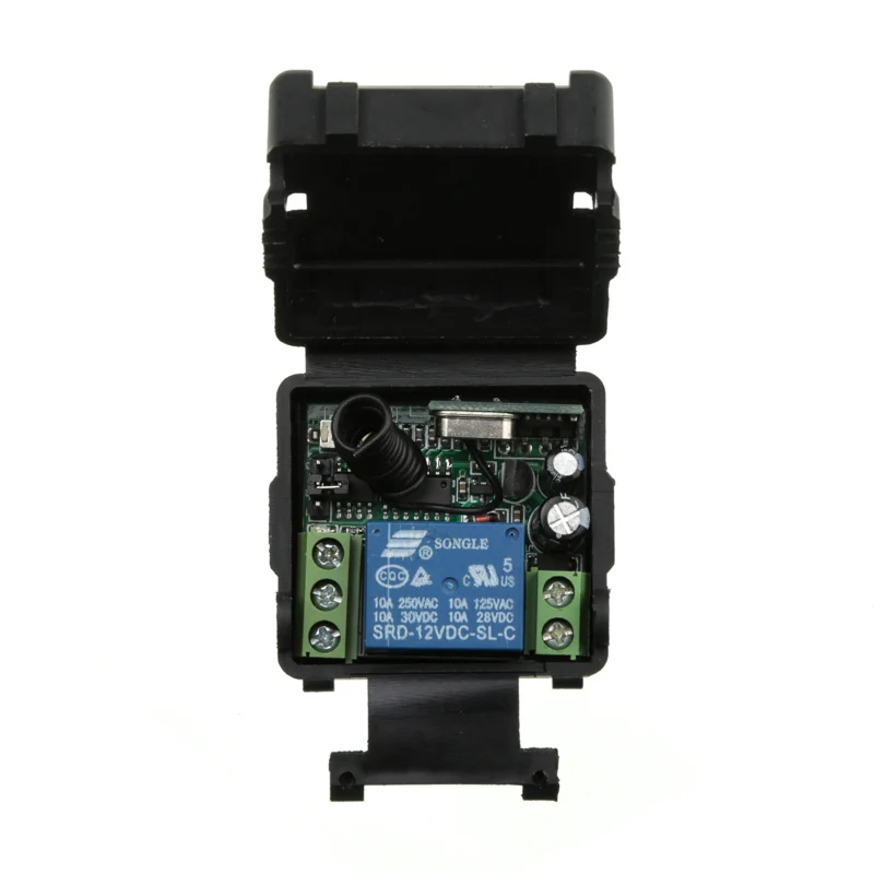 

Mini Size DC 12V 24V 1CH 1CH 10A Wireless Remote Control Switch Receiver ,315/433.92 MHz/lamp/ window/Garage Door