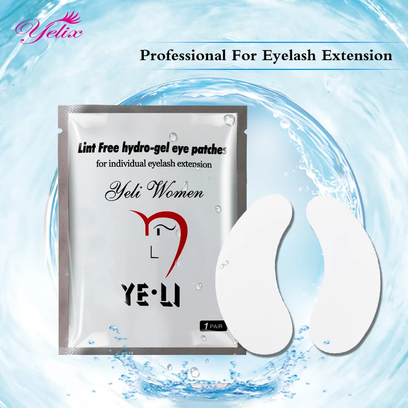 

50 Pair Super Thin Eyelash Extension Eye Patches Tools Eyelashes Extension Hydrogel Pads Lint Free Pirate Patch