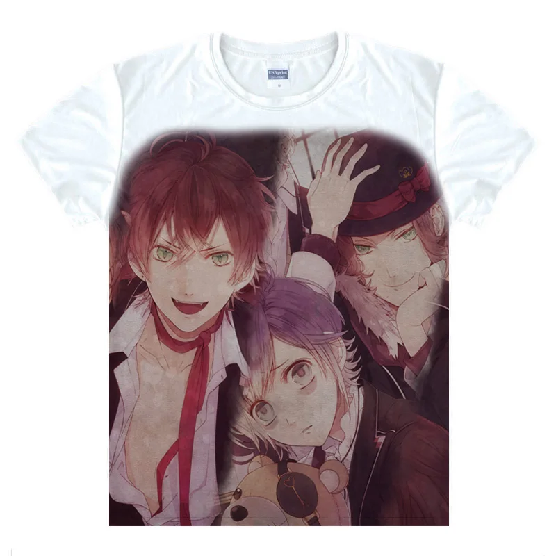 [XHTWCY] футболка DIABOLIK LOVERS s японское аниме манга рубашка Komori Yui аято Сакамаки мужская