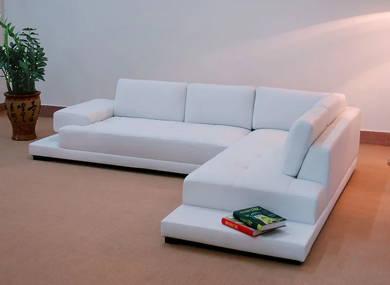 Latest sofa design leather sofa S863in Living Room Sofas