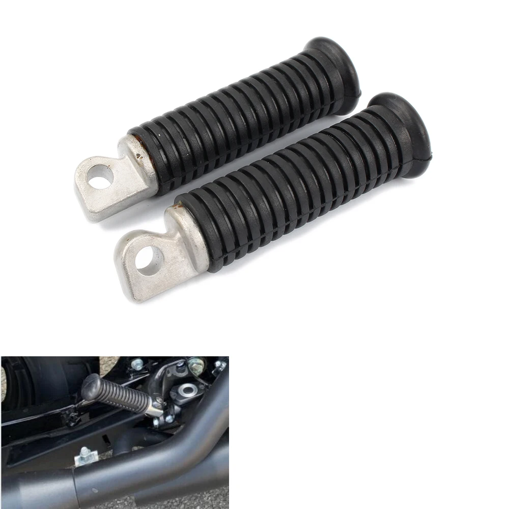 

Black Motorcycle Rear Passenger Foot Pegs Footpegs For Harley Sportster XL 883 1200 883C 883L 2004 - 2013