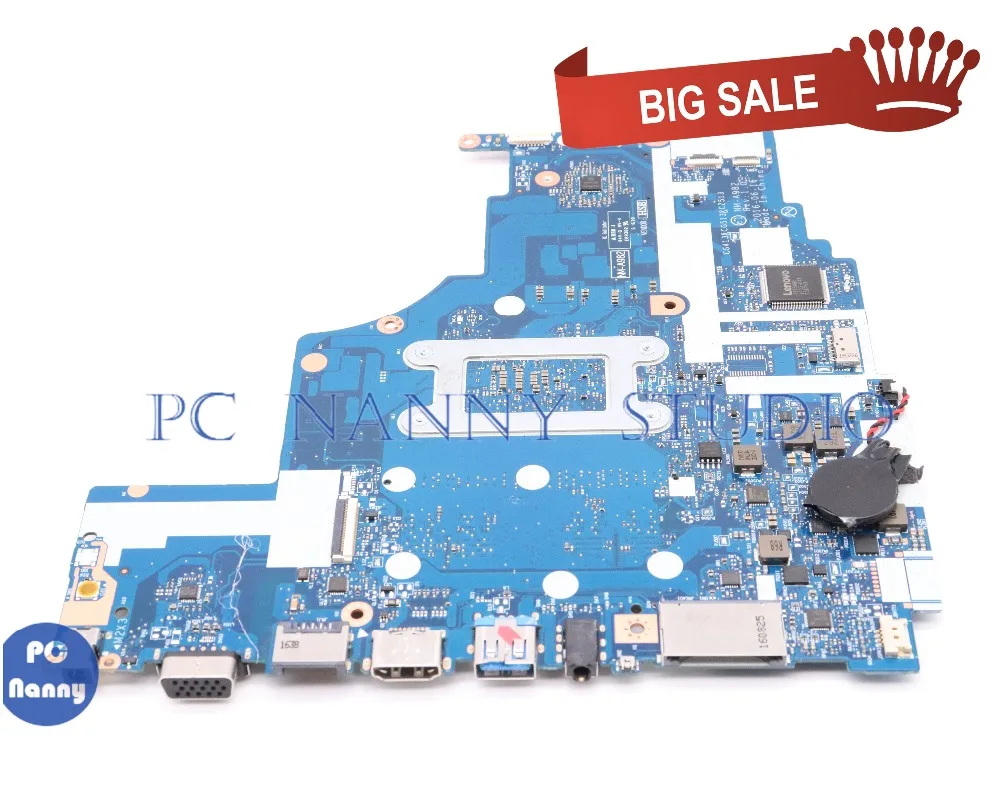 wonderful  PCNANNY 5B20M29185 CG413 CG513 CZ513 NM-A982 For lenovo ideapad 310-15IKB laptop motherboard SR2ZU 
